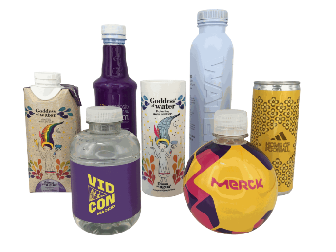 Botellas de agua personalizadas