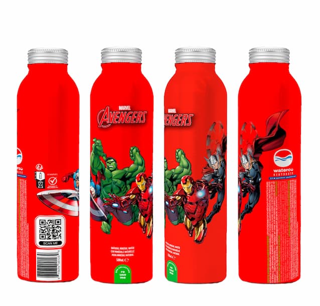 Botellas de los avengers o vengadores